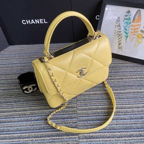 chanel全皮手提包chanel小號口蓋包chb11178