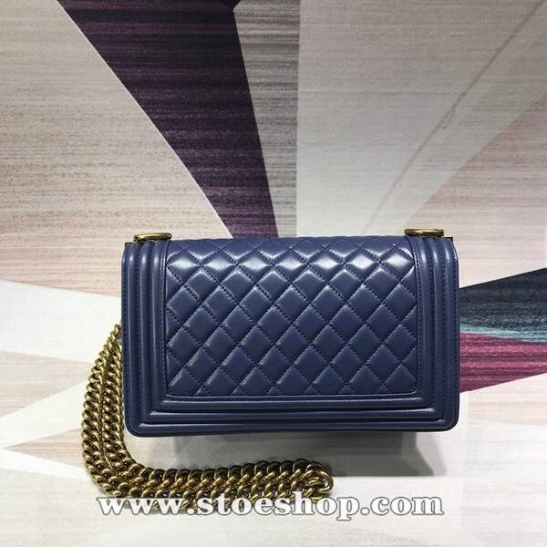 自設工廠A67086 BOY chanel口蓋包進口小羊皮chb11184