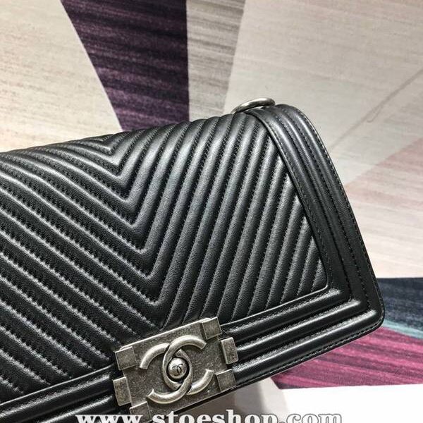 包包最高品質A67086 BOY chanel口蓋包進口小羊皮chb11200