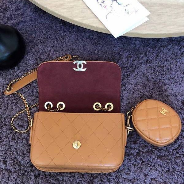 品質為先AS1094chanel口蓋包與零錢包chb11214