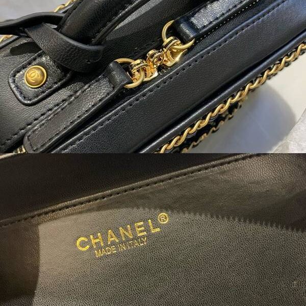 香奈兒側背包高仿chanel編織化妝包chb11241