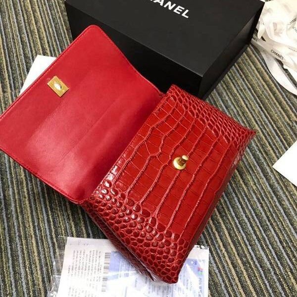 精品長夾高仿chanel93050最新款cocohandle牛皮壓花鱷魚紋羊皮單肩斜挎鏈條包chb11252