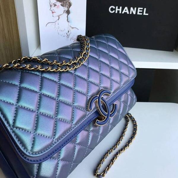 頂級原單chanel57276大號進口羊皮雙袋雙蓋頭chb11282
