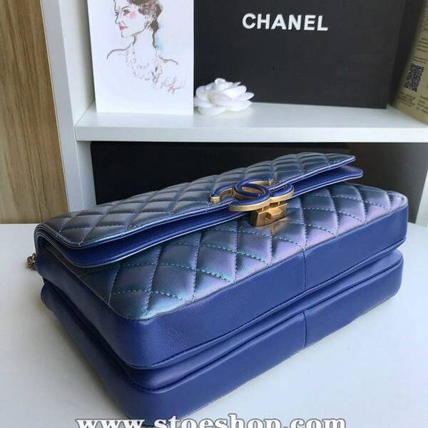 頂級原單chanel57276大號進口羊皮雙袋雙蓋頭chb11282