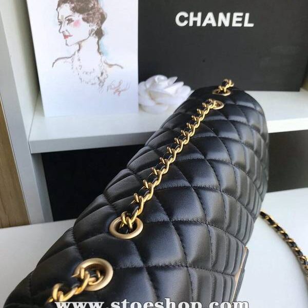 最高等級chanel57276大號進口羊皮雙袋雙蓋頭chb11283