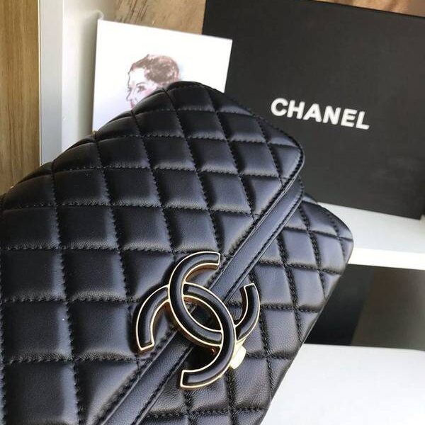 最高等級chanel57276大號進口羊皮雙袋雙蓋頭chb11283