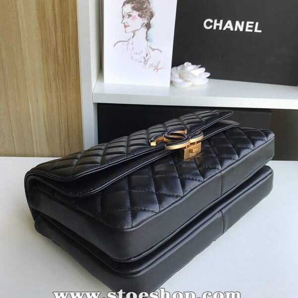 最高等級chanel57276大號進口羊皮雙袋雙蓋頭chb11283