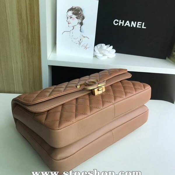 高仿名牌包chanel57276大號進口羊皮雙袋雙蓋頭chb11284