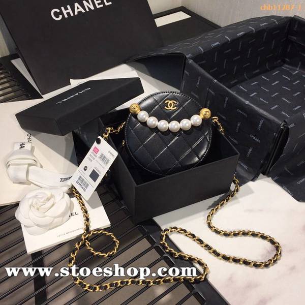 高仿包chanel 2020早春新款AP0999小圓餅珍珠包chb11287