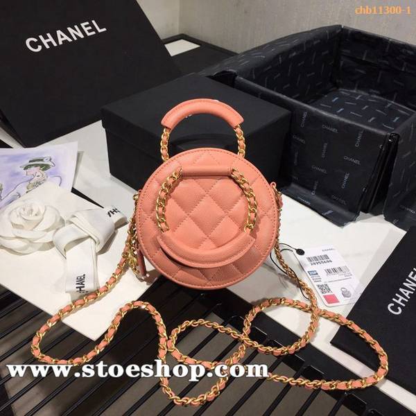 高仿精品批發chanel 2020 AP1176鏈子小包圓環圓餅包chb11300