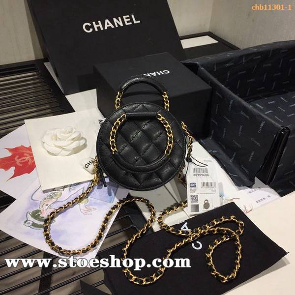 高仿包chanel 2020 AP1176鏈子小包圓環圓餅包chb11301