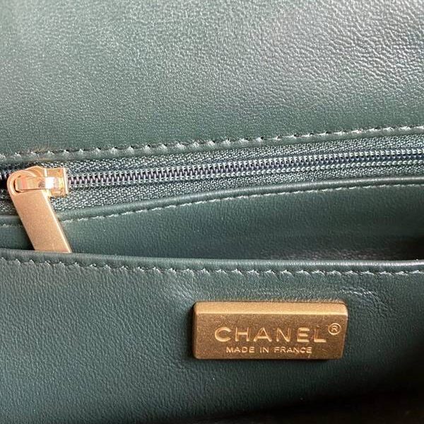 頂級高仿 Chanel 口蓋包鱷魚壓紋小牛皮