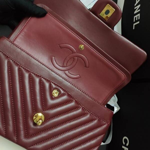 a貨chanel高仿名牌CF 1112V格原廠進口皮chb11390