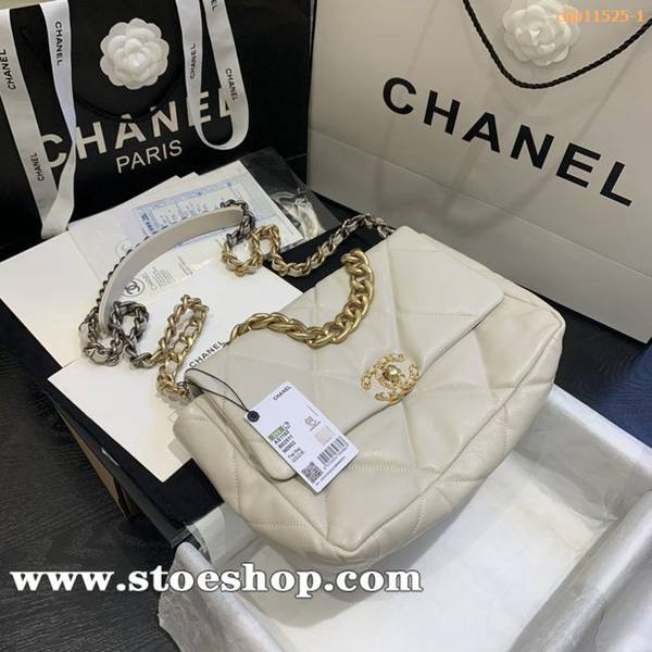 高仿包包批發chanel2019年秋冬大菱格豆腐包進口羊皮單口包chb11525
