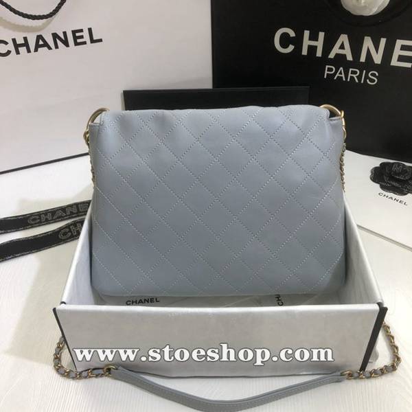 原版A貨Mi Fashion chanel香奈兒女士灰色水桶包單肩斜挎包chb11653 4 原版A貨Mi Fashion chanel香奈兒女士灰色水桶包單肩斜挎包chb11653