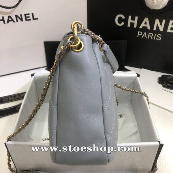 原版A貨Mi Fashion chanel香奈兒女士灰色水桶包單肩斜挎包chb11653 6 原版A貨Mi Fashion chanel香奈兒女士灰色水桶包單肩斜挎包chb11653