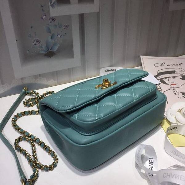 原單新品chanel 9936口蓋包原廠牛皮chb11902