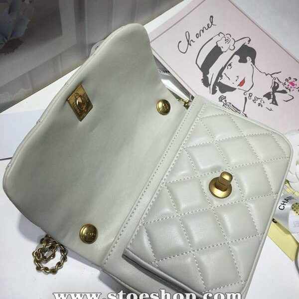 a貨新品chanel 9936口蓋包原廠牛皮chb11903