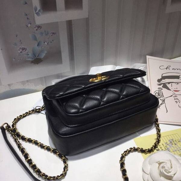 頂級1：1新品chanel 9936口蓋包原廠牛皮chb11904