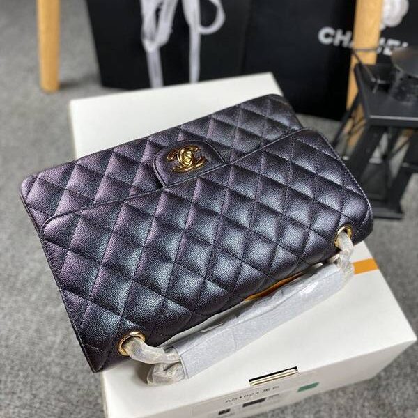 高仿精品批發chanel經典CF款菱格、菱格金銀扣chb12025