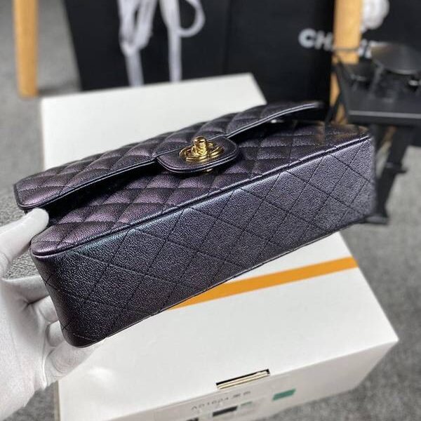 高仿精品批發chanel經典CF款菱格、菱格金銀扣chb12025