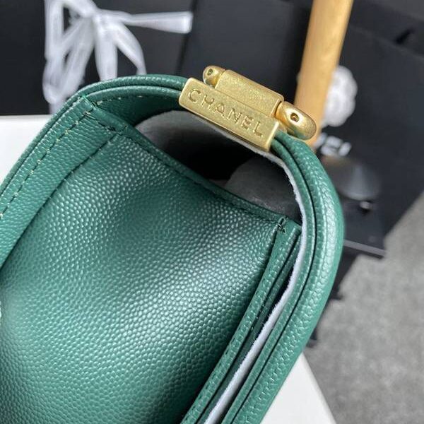 a貨chanel 18秋冬爆款67086 leboy系列V格進口細球紋小牛皮chb12030
