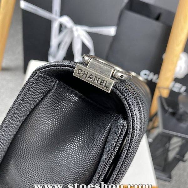 最高等級chanel 18秋冬爆款67086 leboy系列V格進口細球紋小牛皮chb12036