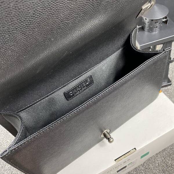 最高等級chanel 18秋冬爆款67086 leboy系列V格進口細球紋小牛皮chb12036