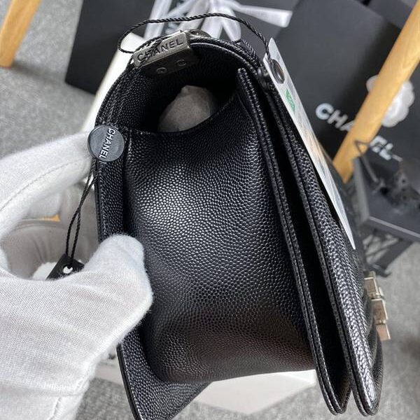高仿包包批發chanel 18秋冬爆款67086 leboy系列菱格進口細球紋小牛皮chb12043