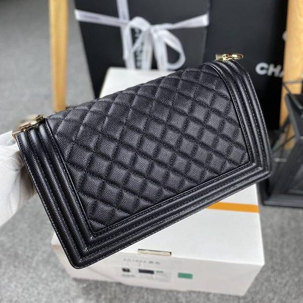 時尚a貨chanel 18秋冬爆款67086 leboy系列菱格進口細球紋小牛皮chb12044
