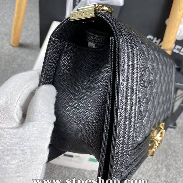 時尚a貨chanel 18秋冬爆款67086 leboy系列菱格進口細球紋小牛皮chb12044