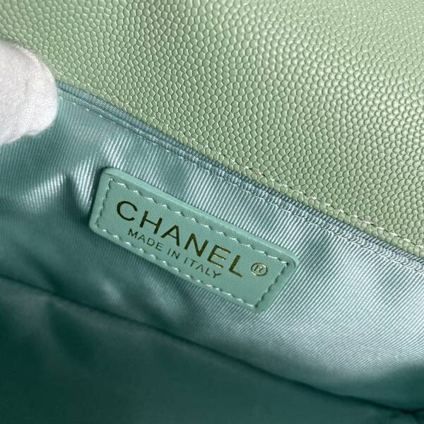 奢侈品a貨chanel 18秋冬爆款67086 leboy系列菱格進口細球紋小牛皮chb12045