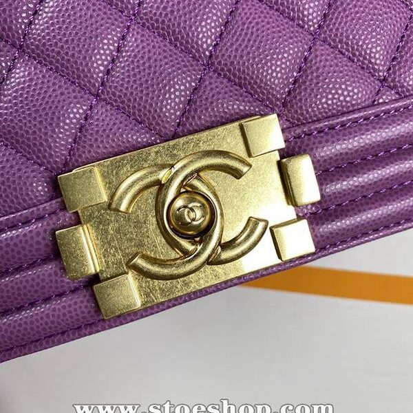 奢侈品1：1chanel 18秋冬爆款67086 leboy系列菱格進口細球紋小牛皮chb12049