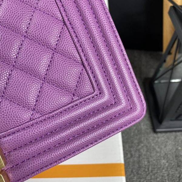 奢侈品1：1chanel 18秋冬爆款67086 leboy系列菱格進口細球紋小牛皮chb12049