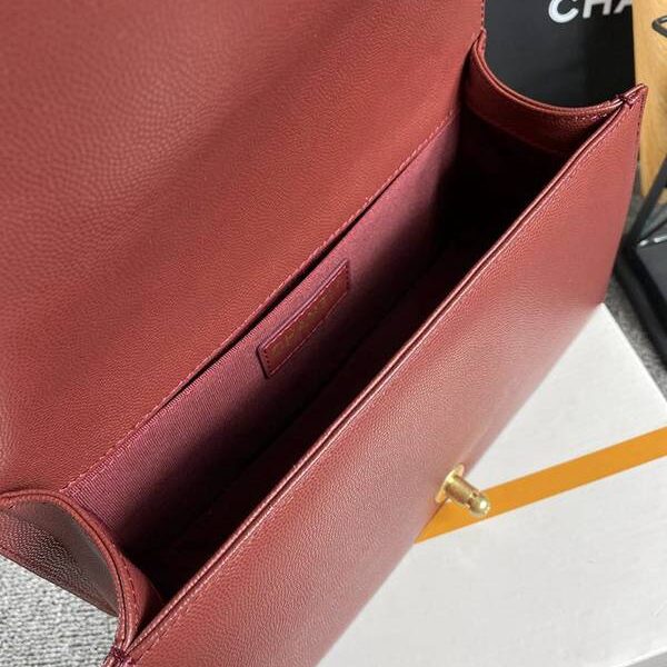 原單A貨chanel 18秋冬爆款67086 leboy系列菱格進口細球紋小牛皮chb12052