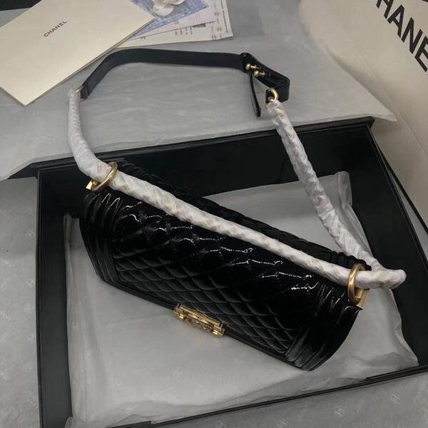 頂級原單chanel67086漆皮進口珠光漆牛皮chb12089