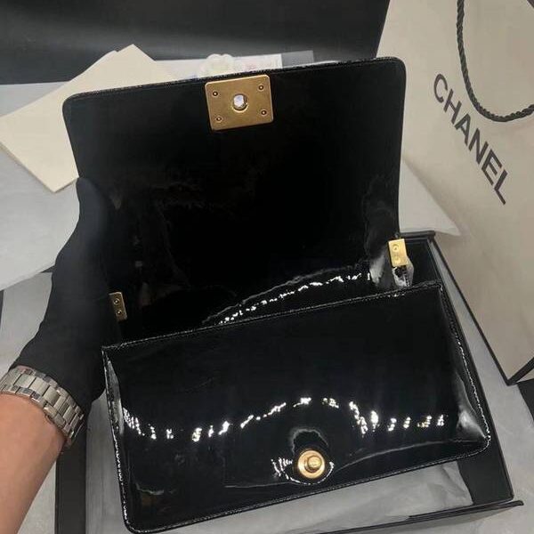 頂級原單chanel67086漆皮進口珠光漆牛皮chb12089