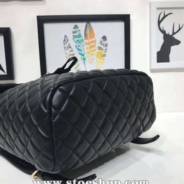 經典高仿包 chanel棱格雙肩背包