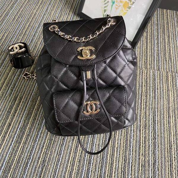 原單AS1371 chanel 雙肩背包chb12323