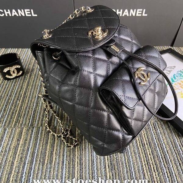 原單AS1371 chanel 雙肩背包chb12323