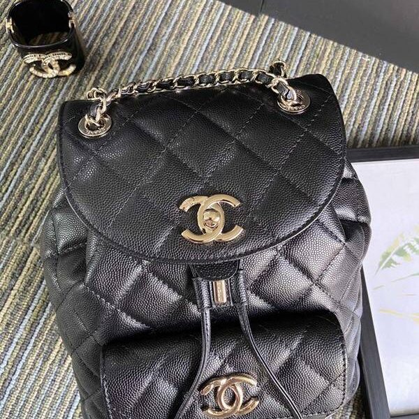 原單AS1371 chanel 雙肩背包chb12323
