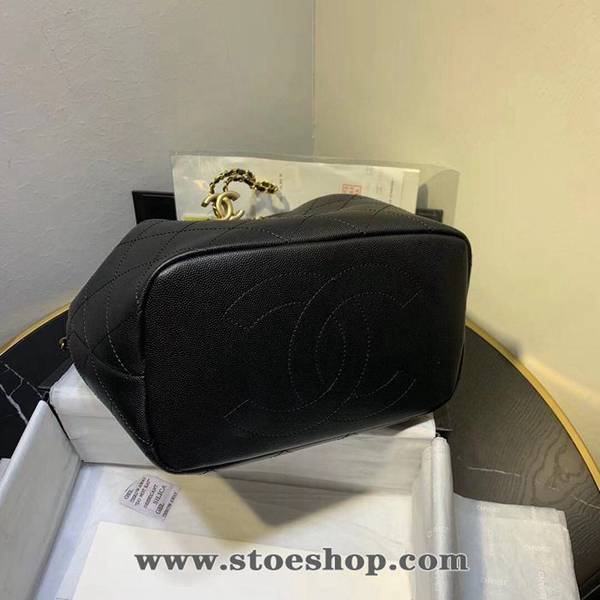 頂級原單chanel2020早秋新款黑金魚子醬牛皮水桶包chb12442 5 頂級原單chanel2020早秋新款黑金魚子醬牛皮水桶包chb12442