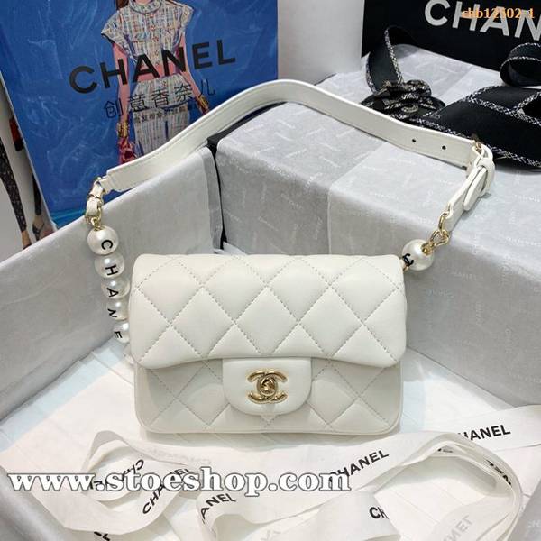 最高等級chanel珍珠腰包chb12502