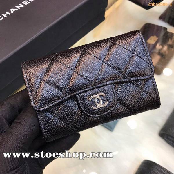 原單1：1chanel 經典cf小卡包進口小羊皮菱格紋路chb12506