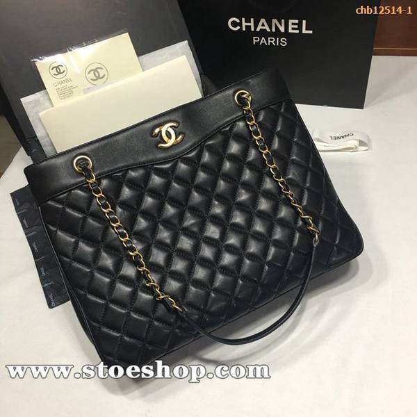 高仿奢侈品chanel57030購物袋原版進口舒軟小羊皮chb12514