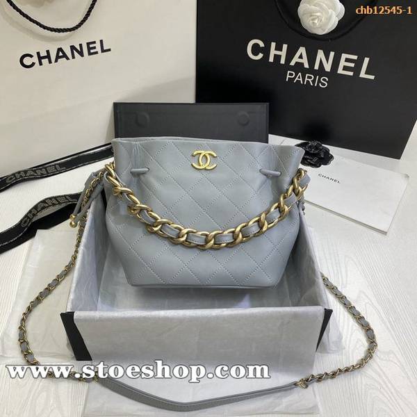 高仿精品批發2021春夏新款桶包chanel型號AS1518材質小羊皮chb12545