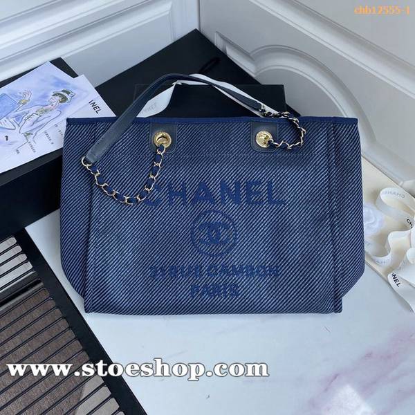 頂級原單2020春夏最美度假風購物袋chanel tote鏈條纖維沙灘包chb12555