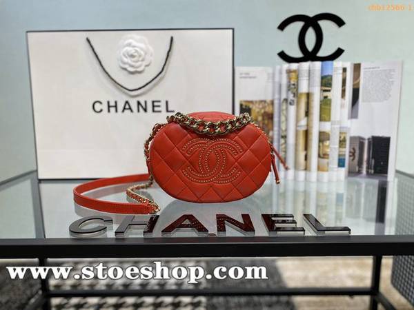 A貨之家AS1511 chanel最新羊皮鉚釘相機包chb12566