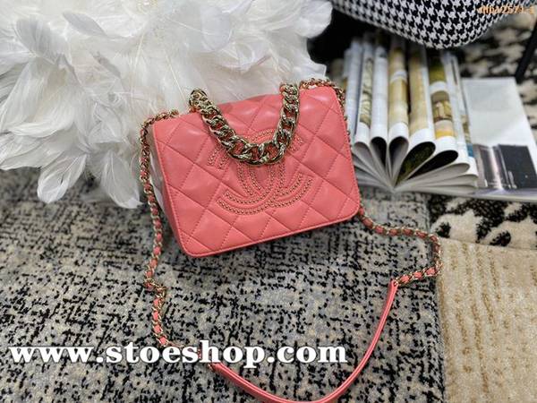 高仿精品AS1514 chanel正面配的鉚釘香香Logochb12571