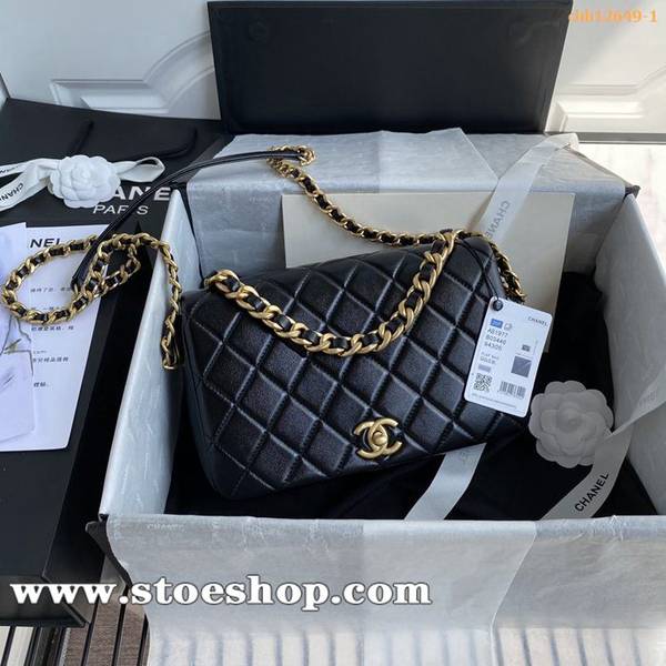 a貨2020早秋新款口蓋包chanel小羊皮chb12649